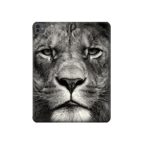 S1352 Lion Face Hard Case For iPad Pro 13 (2024,2025)