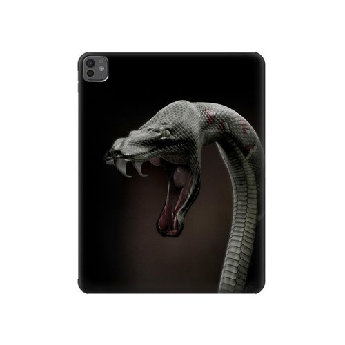 S1597 Black Mamba Snake Hard Case For iPad Pro 13 (2024,2025), Air 13 2026
