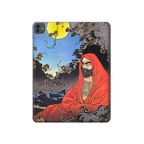 S2234 Zen Master Bodhidharma Yoshitoshi Hard Case For iPad Pro 13 (2024,2025), Air 13 2026