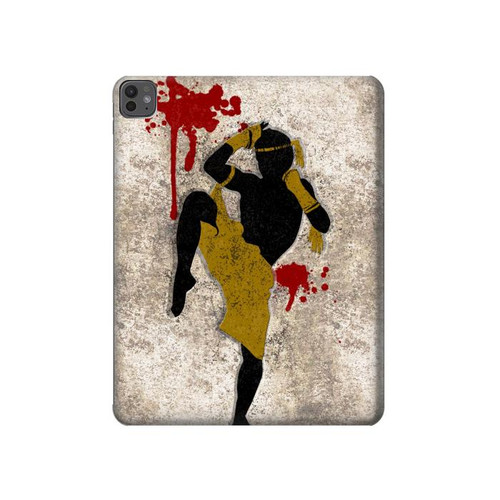 S2635 Muay Thai Kickboxing Fight Blood Hard Case For iPad Pro 13 (2024,2025)