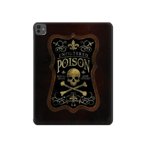 S2649 Unfiltered Poison Vintage Glass Bottle Hard Case For iPad Pro 13 (2024,2025), Air 13 2026