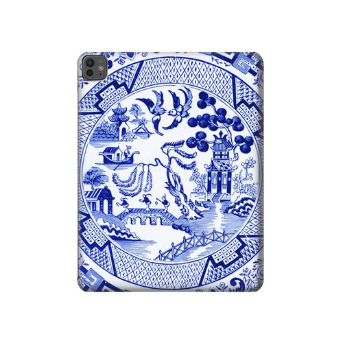 S2768 Willow Pattern Graphic Hard Case For iPad Pro 13 (2024,2025), Air 13 2026