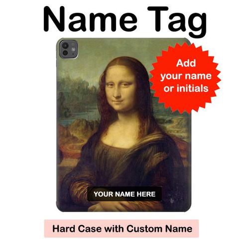 S3038 Mona Lisa Da Vinci Painting Hard Case For iPad Pro 13 (2024,2025), Air 13 2026
