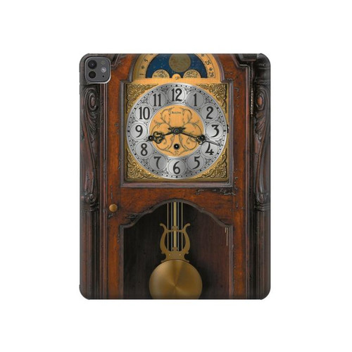 S3173 Grandfather Clock Antique Wall Clock Hard Case For iPad Pro 13 (2024,2025), Air 13 2026