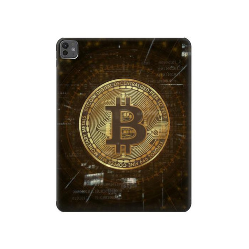 S3798 Cryptocurrency Bitcoin Hard Case For iPad Pro 13 (2024,2025), Air 13 2026