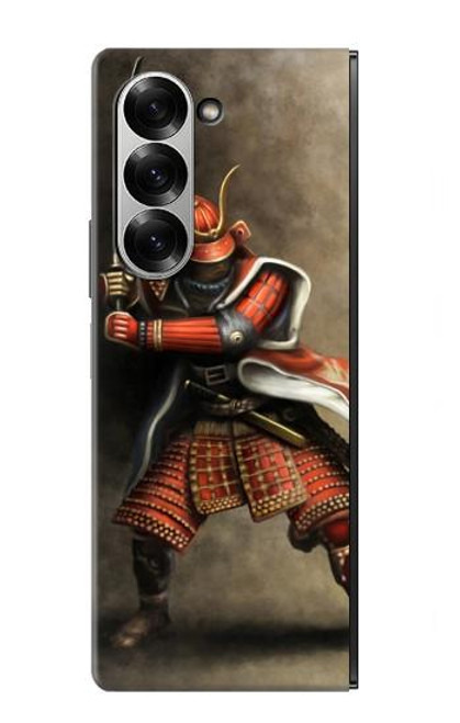 S0796 Japan Red Samurai Case For Samsung Galaxy Z Fold 6
