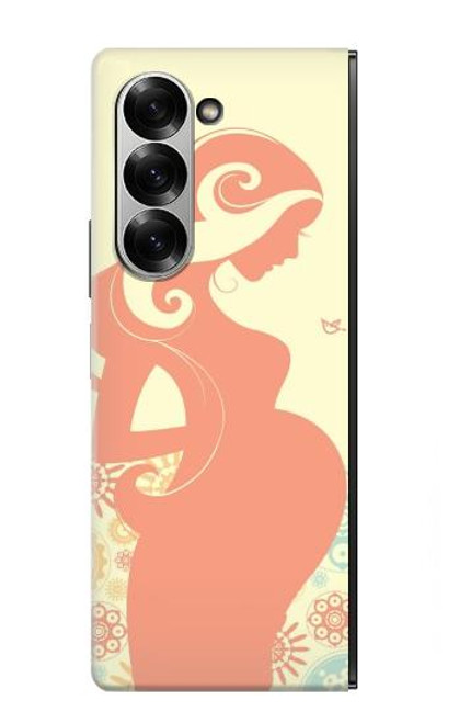 S0815 Pregnant Art Case For Samsung Galaxy Z Fold 6