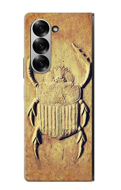 S2401 Egyptian Scarab Beetle Graphic Printed Case For Samsung Galaxy Z Fold 6