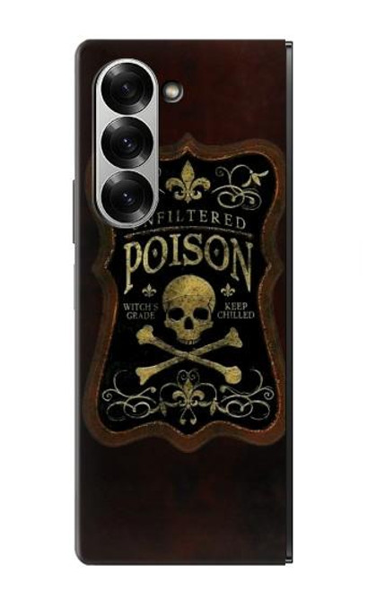 S2649 Unfiltered Poison Vintage Glass Bottle Case For Samsung Galaxy Z Fold 6