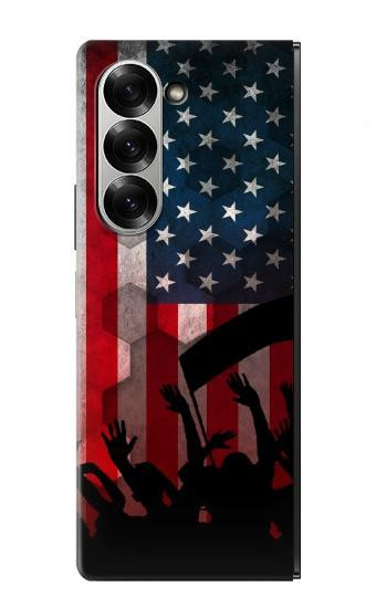 S2989 USA America Soccer Case For Samsung Galaxy Z Fold 6