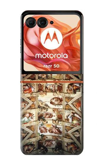 S0177 Michelangelo Chapel ceiling Case For Motorola Razr 70,60,50, Razr (2026, 2025, 2024)