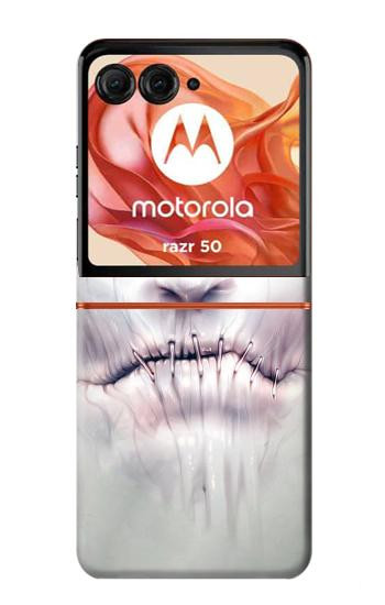 S0884 Horror Face Case For Motorola Razr 70,60,50, Razr (2026, 2025, 2024)