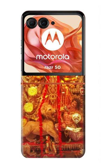 S1030 Hindu God Durga Puja Case For Motorola Razr 50