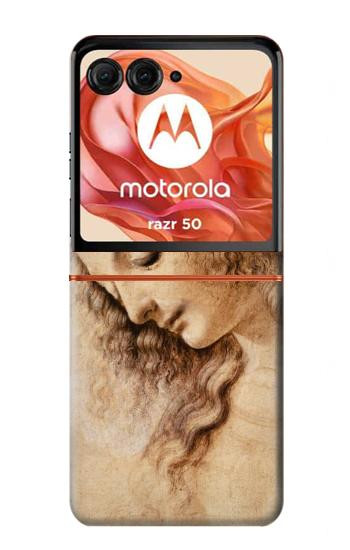 S1045 Leonardo da Vinci Woman's Head Case For Motorola Razr 70,60,50, Razr (2026, 2025, 2024)