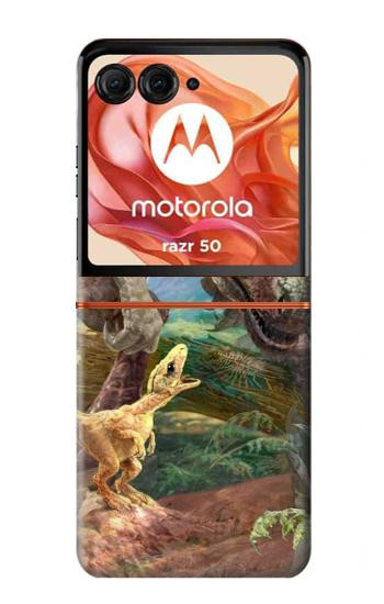 S1290 Dinosaurs T-Rex Case For Motorola Razr 70,60,50, Razr (2026, 2025, 2024)