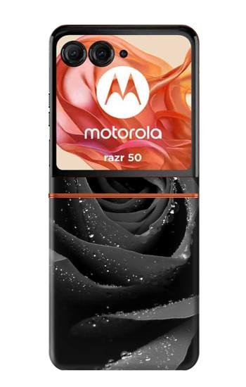 S1598 Black Rose Case For Motorola Razr 70,60,50, Razr (2026, 2025, 2024)