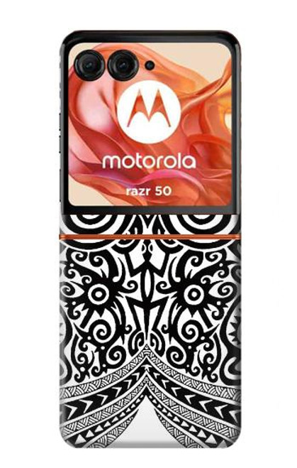 S1655 Maori Tattoo Case For Motorola Razr 50