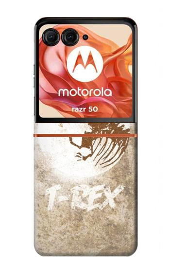 S2372 T-Rex Jurassic Fossil Case For Motorola Razr 70,60,50, Razr (2026, 2025, 2024)
