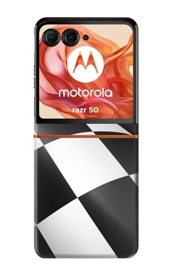 S2408 Checkered Winner Flag Case For Motorola Razr 70,60,50, Razr (2026, 2025, 2024)
