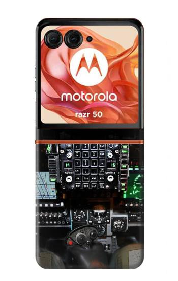 S2435 Fighter Jet Aircraft Cockpit Case For Motorola Razr 70,60,50, Razr (2026, 2025, 2024)