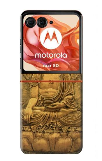 S2452 Buddha Bas Relief Art Graphic Printed Case For Motorola Razr 70,60,50, Razr (2026, 2025, 2024)