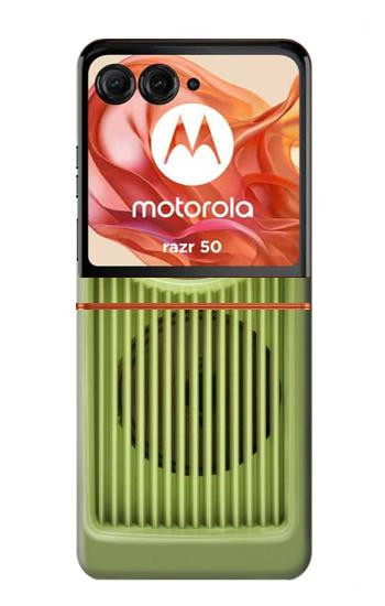 S2656 Vintage Bakelite Radio Green Case For Motorola Razr 70,60,50, Razr (2026, 2025, 2024)
