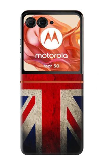 S2894 Vintage British Flag Case For Motorola Razr 70,60,50, Razr (2026, 2025, 2024)