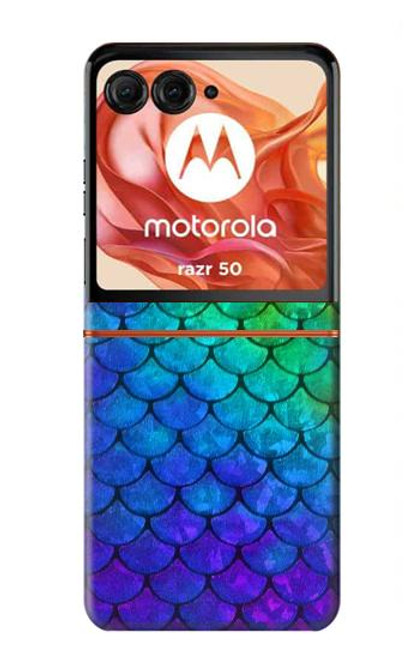 S2930 Mermaid Fish Scale Case For Motorola Razr 50