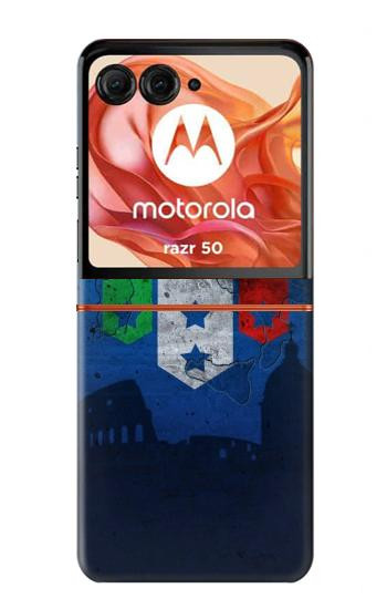 S2983 Italy Football Soccer Case For Motorola Razr 70,60,50, Razr (2026, 2025, 2024)
