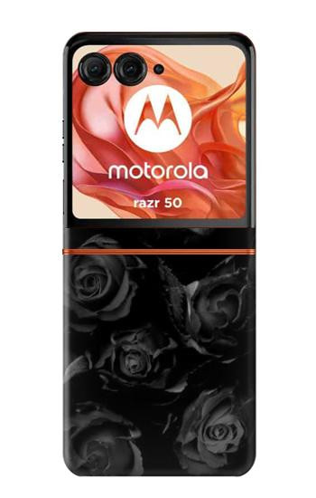 S3153 Black Roses Case For Motorola Razr 70,60,50, Razr (2026, 2025, 2024)