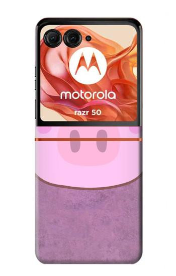 S3269 Pig Cartoon Case For Motorola Razr 70,60,50, Razr (2026, 2025, 2024)