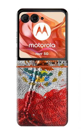 S3314 Mexico Flag Vinatage Football Graphic Case For Motorola Razr 70,60,50, Razr (2026, 2025, 2024)