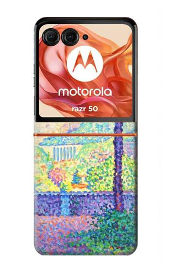 S3349 Paul Signac Terrace of Meudon Case For Motorola Razr 70,60,50, Razr (2026, 2025, 2024)