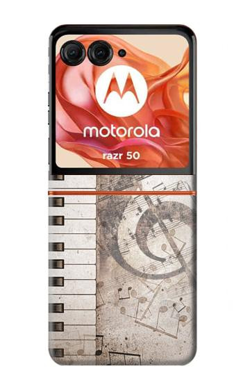 S3390 Music Note Case For Motorola Razr 70,60,50, Razr (2026, 2025, 2024)