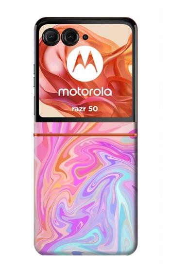 S3444 Digital Art Colorful Liquid Case For Motorola Razr 70,60,50, Razr (2026, 2025, 2024)
