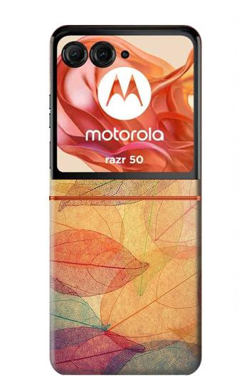 S3686 Fall Season Leaf Autumn Case For Motorola Razr 70,60,50, Razr (2026, 2025, 2024)