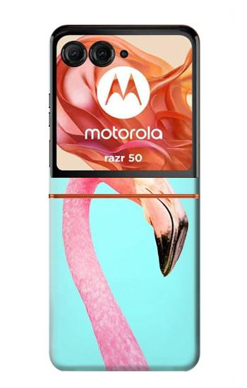 S3708 Pink Flamingo Case For Motorola Razr 70,60,50, Razr (2026, 2025, 2024)