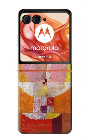 S3811 Paul Klee Senecio Man Head Case For Motorola Razr 70,60,50, Razr (2026, 2025, 2024)