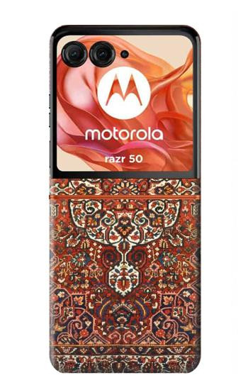 S3813 Persian Carpet Rug Pattern Case For Motorola Razr 70,60,50, Razr (2026, 2025, 2024)