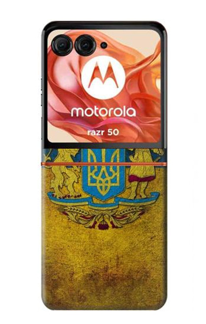 S3858 Ukraine Vintage Flag Case For Motorola Razr 50