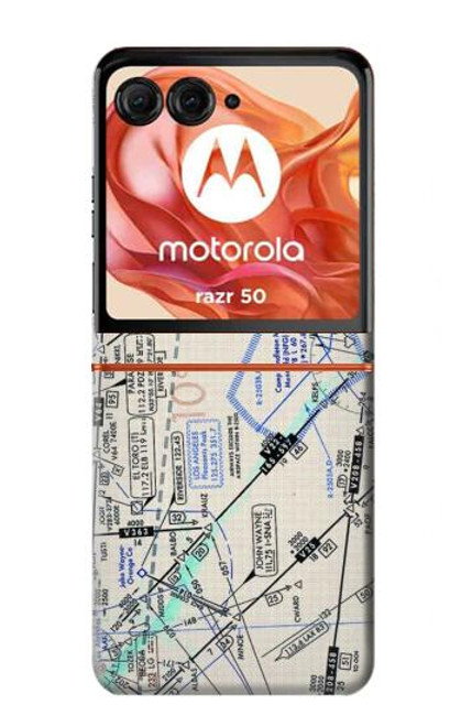 S3882 Flying Enroute Chart Case For Motorola Razr 50