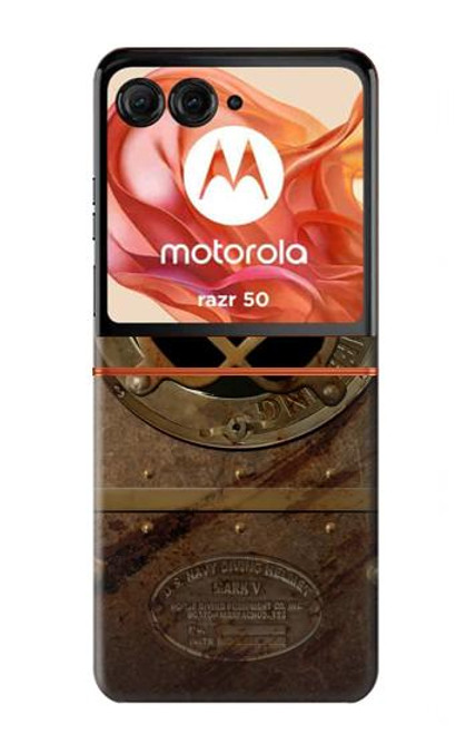 S3948 Shark Teeth Tear Mark Deep Sea Case For Motorola Razr 50