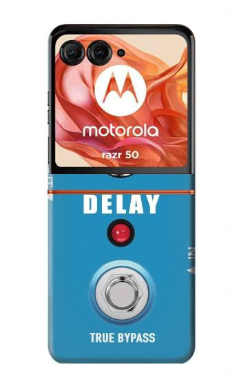 S3962 Guitar Analog Delay Graphic Case For Motorola Razr 70,60,50, Razr (2026, 2025, 2024)