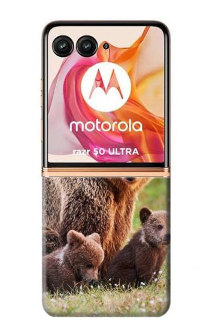 S3558 Bear Family Case For Motorola Razr 50 Ultra