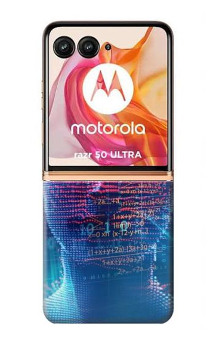 S3800 Digital Human Face Case For Motorola Razr 50 Ultra