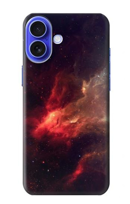 S3897 Red Nebula Space Case For iPhone 16