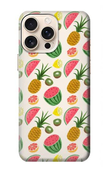 S3883 Fruit Pattern Case For iPhone 16 pro