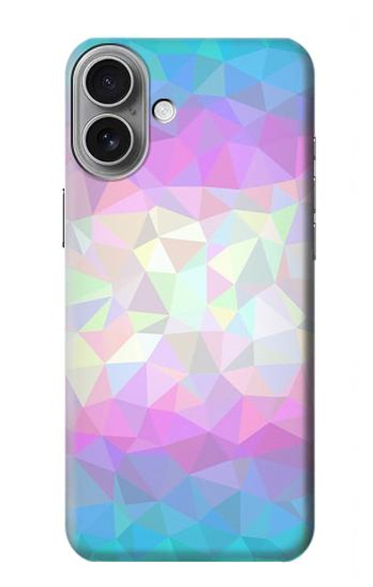 S3747 Trans Flag Polygon Case For iPhone 16 plus