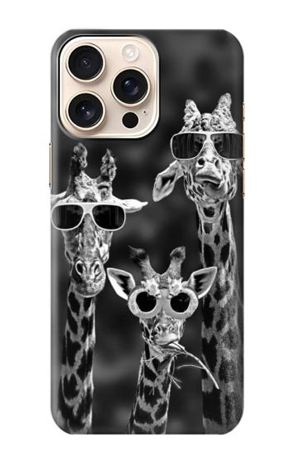 S2327 Giraffes With Sunglasses Case For iPhone 16 pro max