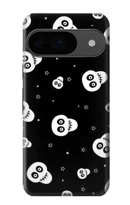 S3261 Smile Skull Halloween Pattern Case For Google Pixel 9